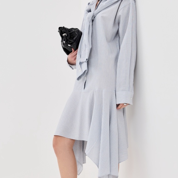 ACNE STUDIOS Soft Stripe Shirting Dress - Picture 4 of 7